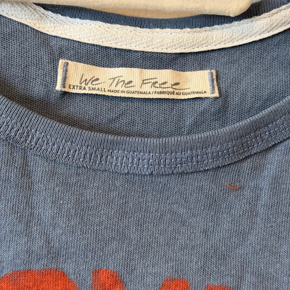 Free People We The Free XS Wyoming Graphic Tee Oversized - Picture 4 of 4